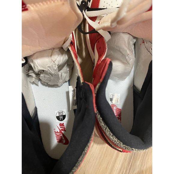 Jordan 1 Retro High OG Chicago Lost and Found GS 7Y Men size 7 FD1437-612 New DS - Picture 4 of 9